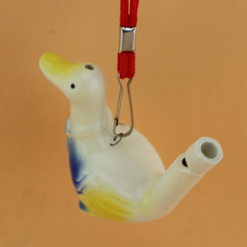 Water Bird Whistle Ceramic Clay Bird Whistle Cartoon Children Gifts Mini Animal Peacock Whistles Retro Ceramic Craft Whistle BH3627 TQQ