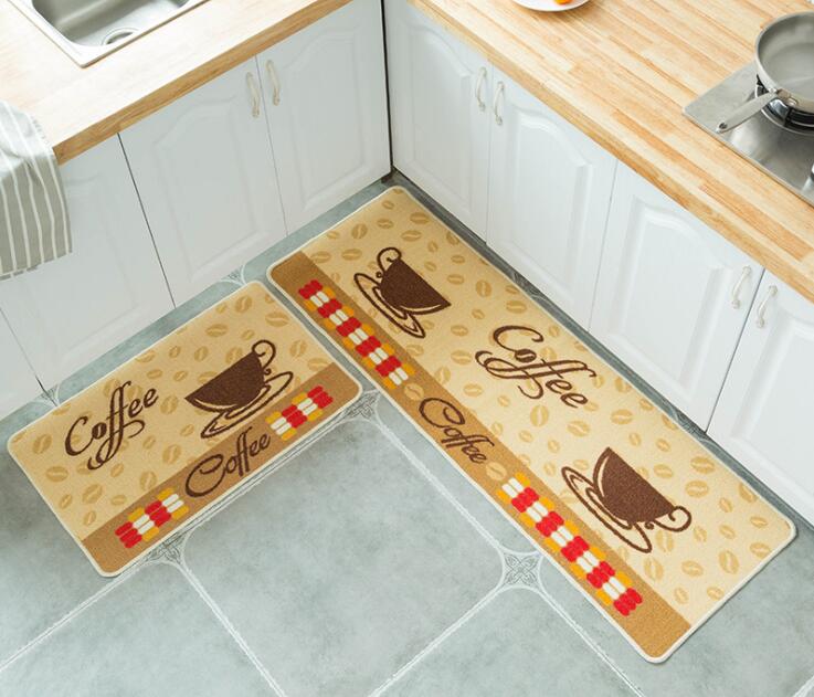 Kitchen Mat Bathroom Doormat Floor Mat Anti-slip Water Absorption Carpet Kitchen Floor Mat Carpet Toilet Rug Porch Door