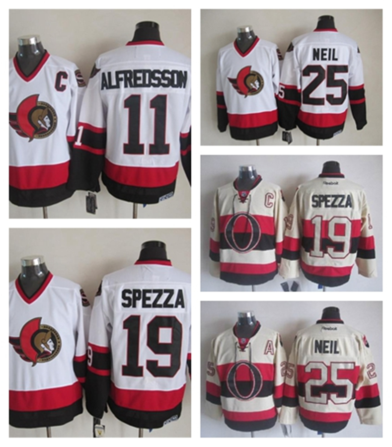 Fashion Retro Ottawa Senators Jersey 11 Daniel Alfredsson 19 Jason Spezza 25 Chris Neil White Mens Vintage CCM Stitched Hockey Jerseys, Black;red
Fashion Retro Ottawa Senators Jersey 11 Daniel Alfredsson 19 Jason Spezza 25 Chris Neil White Mens Vintage CCM Stitched Hockey Jerseys, Black;red