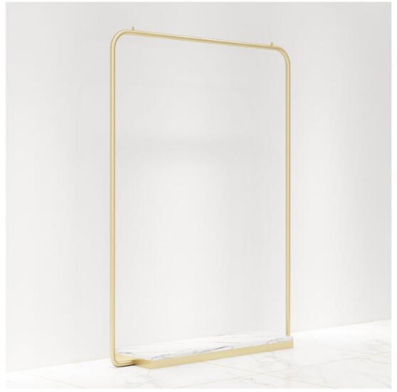 Silver floor hanger 5pcs/set Marble Show Racks Commercial Furniture Shopping Mall Double-row Parallel Bar Simple Wall Hanging Hat Rack