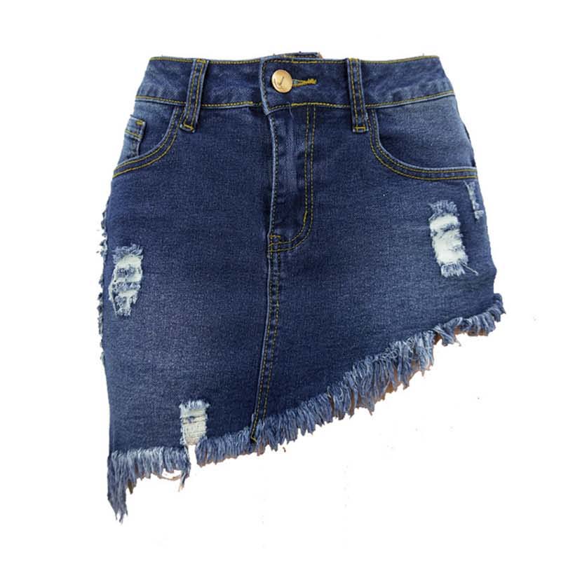 Women Short Denim Dress Skirt Ripped Hole Tassels High Elastic Mid waist jeans Knee Length Skirts A-line Casual Female Free Shipping, Y-9001 dark blue
Women Short Denim Dress Skirt Ripped Hole Tassels High Elastic Mid waist jeans Knee Length Skirts A-line Casual Female Free Shipping, Y-9001 dark blue