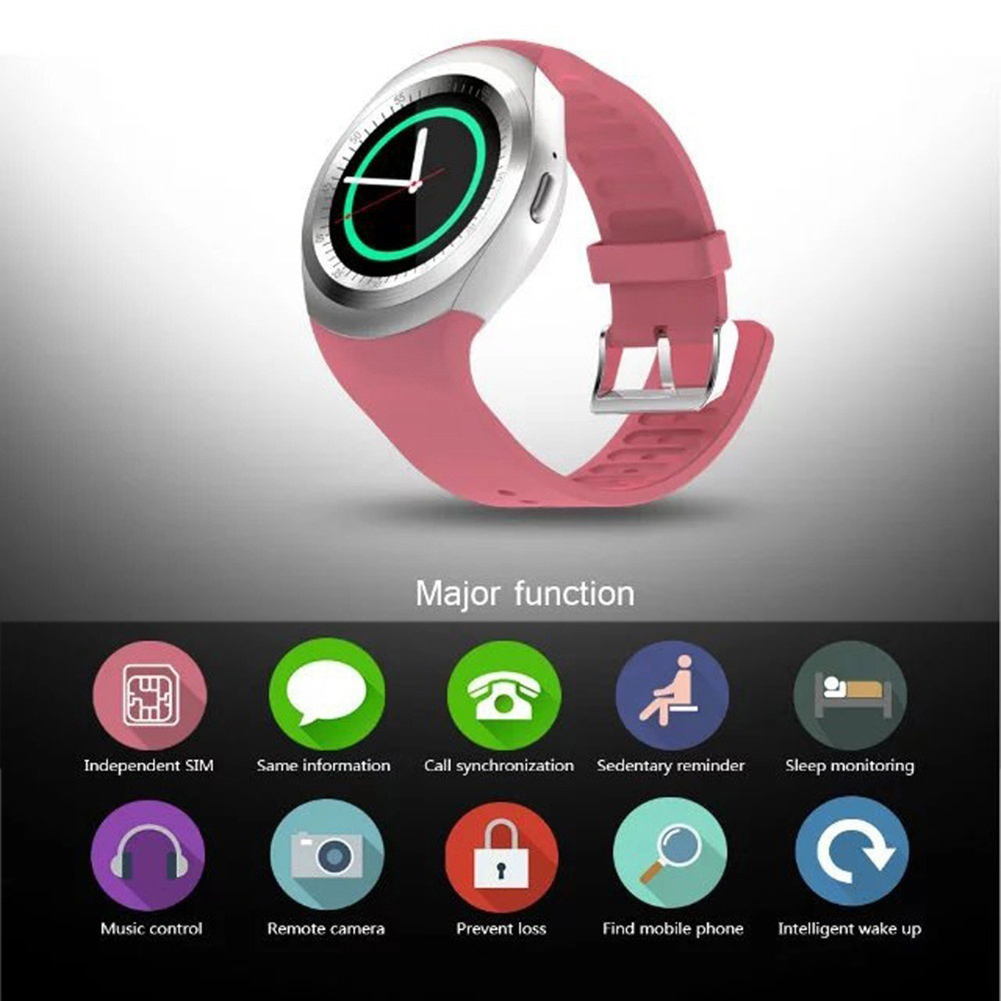 Y1 Smart Watch Bluetooth Touch Screen Leather Strap Wrist Watch with Camera SIM TF Card Slot SmartWatch For Android PK z3 V8 A1
Y1 Smart Watch Bluetooth Touch Screen Leather Strap Wrist Watch with Camera SIM TF Card Slot SmartWatch For Android PK z3 V8 A1