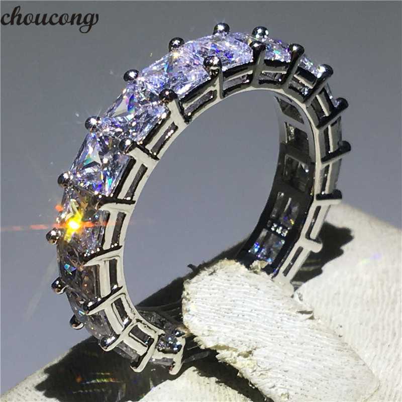 choucong Tennis Wedding Band Ring Princess Cut 4MM 5A Zircon Sona Cz 925 Sterling Silver Engagement Rings for Women Men Gift
choucong Tennis Wedding Band Ring Princess Cut 4MM 5A Zircon Sona Cz 925 Sterling Silver Engagement Rings for Women Men Gift