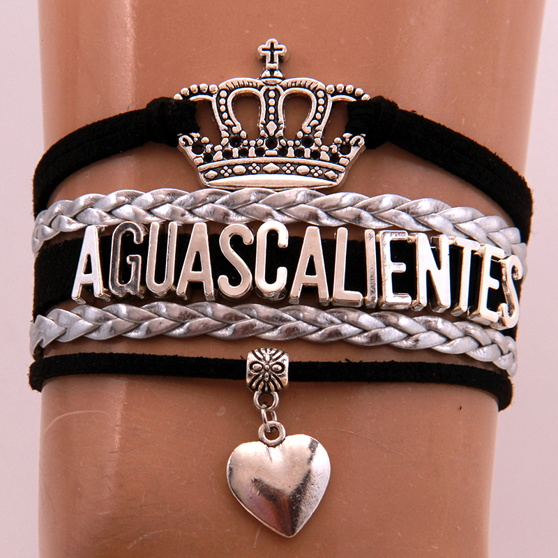 Infinity Love Aguascalientes Bracelet Bangles Heart Charm Braided Leather Bracelets Jewelry For Women Men Drop Shipping
Infinity Love Aguascalientes Bracelet Bangles Heart Charm Braided Leather Bracelets Jewelry For Women Men Drop Shipping