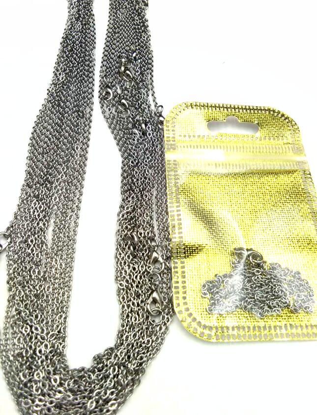 50pcs/lot Width 2mm Stainless Steel Metal Link Chain for Bracelets Metal Necklaces Chains Bulk Diy Jewelry, Silver
50pcs/lot Width 2mm Stainless Steel Metal Link Chain for Bracelets Metal Necklaces Chains Bulk Diy Jewelry, Silver