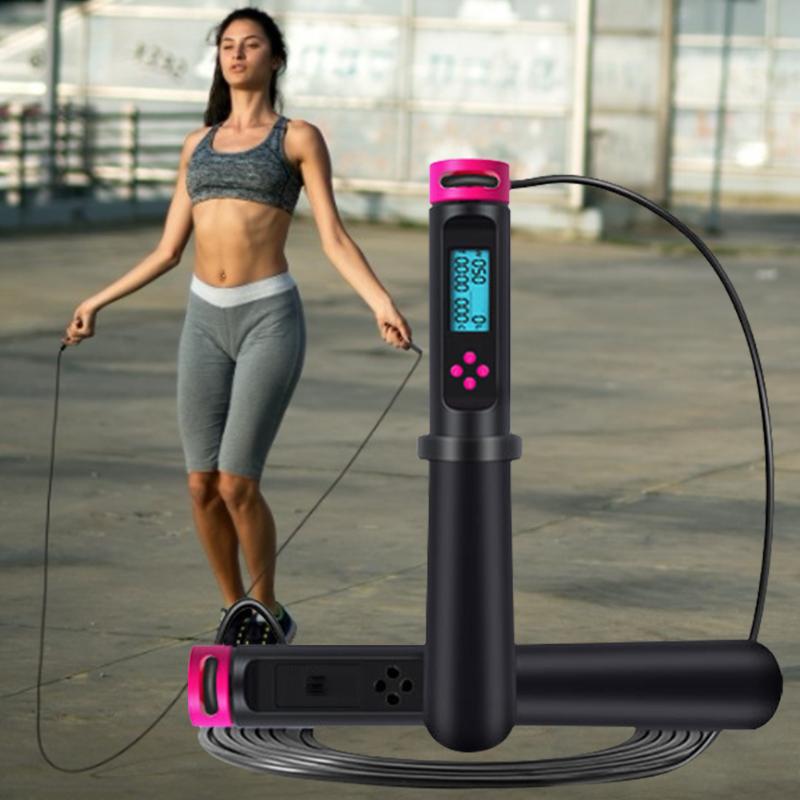 Jump skip counter Jump Ropes with Counter Sports Fitness Crossfit Adjustable Fast Speed Counting Skip Rope Skipping
Jump skip counter Jump Ropes with Counter Sports Fitness Crossfit Adjustable Fast Speed Counting Skip Rope Skipping