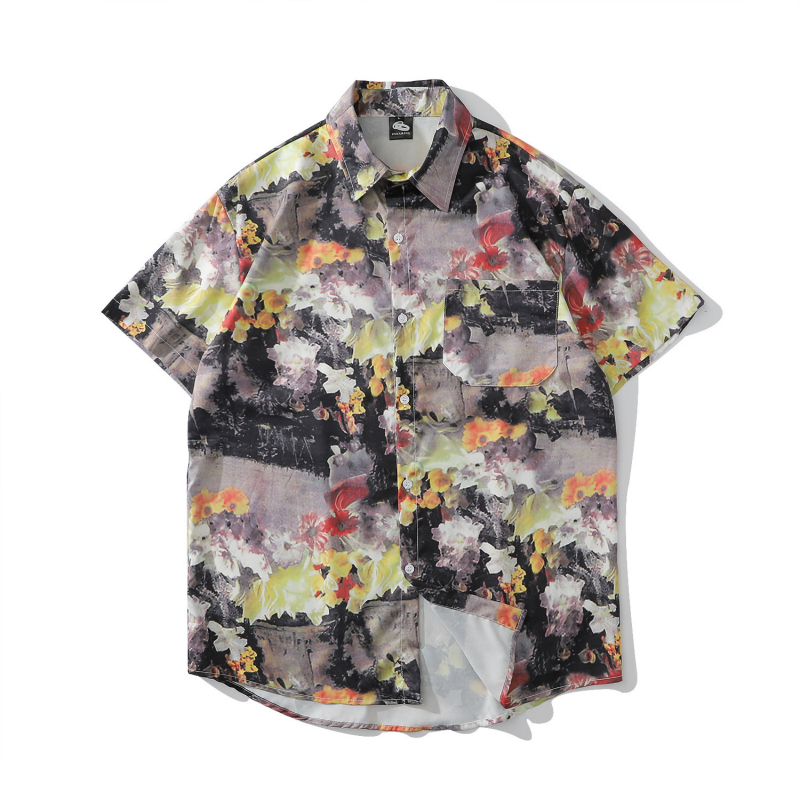 Men's Top Shirts Short Sleeves Men's Summer New Floral Shirt Short Sleeves Loose Hawaiian Vacation Casual Shirt Trend, Picture
Men's Top Shirts Short Sleeves Men's Summer New Floral Shirt Short Sleeves Loose Hawaiian Vacation Casual Shirt Trend, Picture