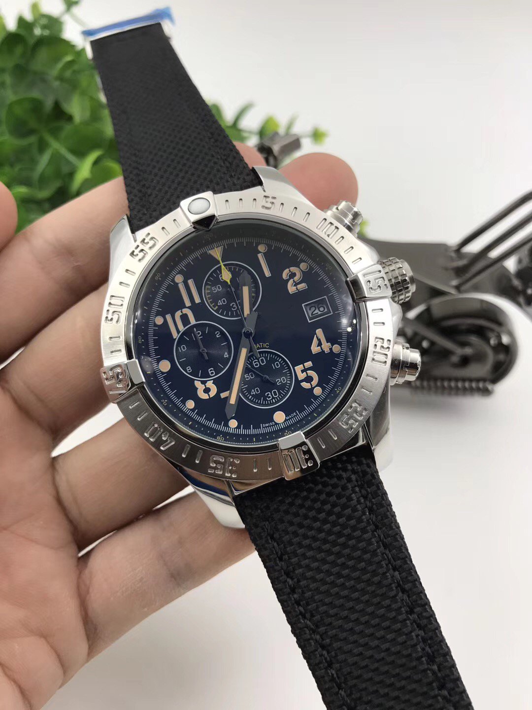 man watch steel watches quartz stopwatch watch stainless watches chronograph wrist watch 228