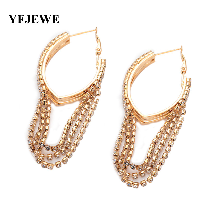 Exaggeration Earrings Woman Long Fund Temperament Joker Crystal Diamond Eardrop Ear Hook Atmosphere Personality Earring 
Exaggeration Earrings Woman Long Fund Temperament Joker Crystal Diamond Eardrop Ear Hook Atmosphere Personality Earring