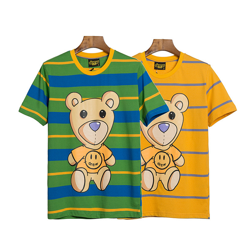 Short sleeve T-shirt for both men and women in popular logo format with bear print, Green
Short sleeve T-shirt for both men and women in popular logo format with bear print, Green