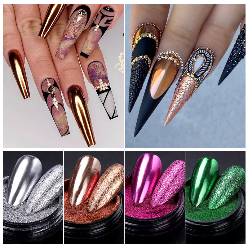 Gold Sliver Mirror Nail Powder Shimmer Glitter Powder Manicuring Nail Art Chrome Pigment Dust Decoration DIY Art Accessorie
Gold Sliver Mirror Nail Powder Shimmer Glitter Powder Manicuring Nail Art Chrome Pigment Dust Decoration DIY Art Accessorie