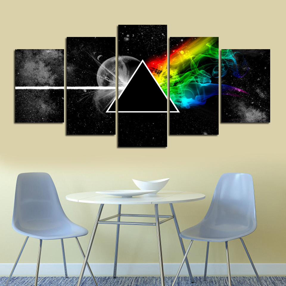 Music Art Painting Canvas Print 5 Piece Picture Modern Bedroom Home Living Room Wall Decoration No Frame