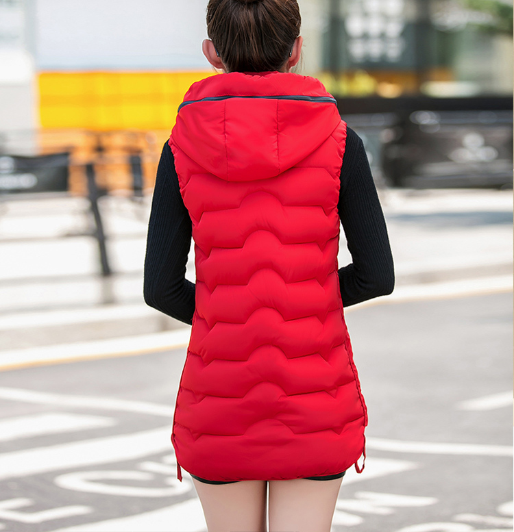4XL 2020 New Brand Winter Women Vests Jacket Warm Cotton Hooded Long Winter Plus Size Waistcoat Female Outwear LX863, Black
4XL 2020 New Brand Winter Women Vests Jacket Warm Cotton Hooded Long Winter Plus Size Waistcoat Female Outwear LX863, Black