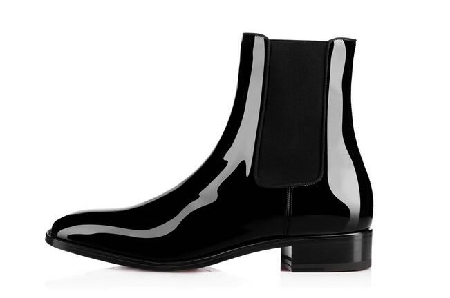 Fashion Designer Red Bottom Sneaker Man Woman Outdoor Party Casual flats shoes young men Samson Mens Flat Patent Leather Ankle Boots Black
Fashion Designer Red Bottom Sneaker Man Woman Outdoor Party Casual flats shoes young men Samson Mens Flat Patent Leather Ankle Boots Black