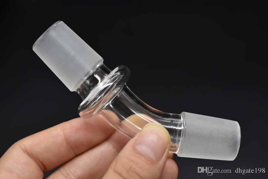 New Glass Adapter 45 Degree Bent Male to Male 14mm 18mm Converter Male Joint Glass Dome Adapter for Glass Bongs Water Pipe
New Glass Adapter 45 Degree Bent Male to Male 14mm 18mm Converter Male Joint Glass Dome Adapter for Glass Bongs Water Pipe