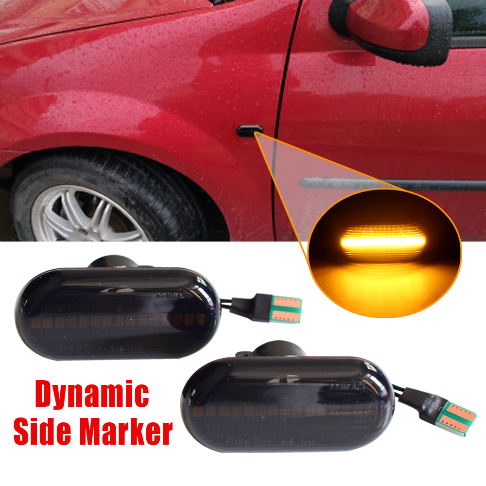 

Led Dynamic Side Marker Turn Signal Lights For Dacia Duster Dokker Lodgy Renault Megane 1 Clio1 2 Kangoo Espace Smart Fortwo 453