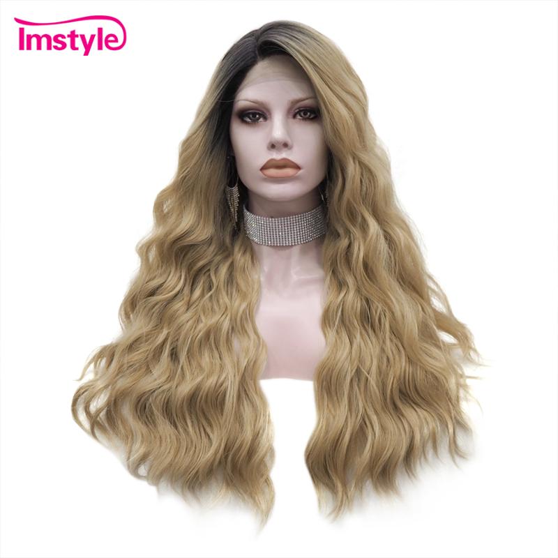 Imstyle Ombre Blonde Wigs For Women Long Synthetic Lace Front Wig Natural Wave Dark Root Heat Resistant Fiber Daily Wig
Imstyle Ombre Blonde Wigs For Women Long Synthetic Lace Front Wig Natural Wave Dark Root Heat Resistant Fiber Daily Wig