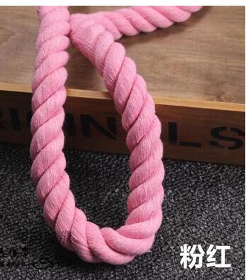 5MTR Cotton Three twisted Rope String Cord Twine Sash Craft Cotton Thick Cords For Handmade Decorative 20mm