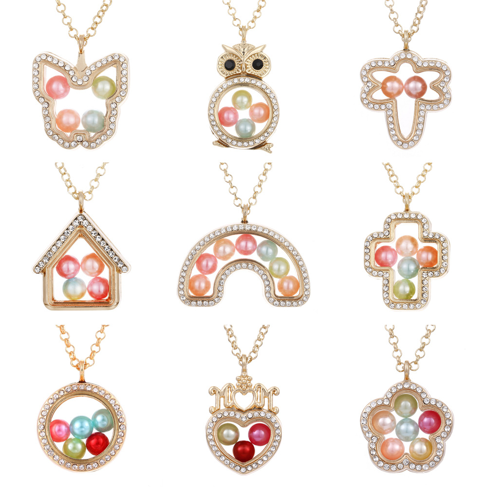 New Gold Pearl Cage Pendant necklaces For women Open Living Memory Beads Glass Magnetic Lockets chains Fashion Jewelry Gift
New Gold Pearl Cage Pendant necklaces For women Open Living Memory Beads Glass Magnetic Lockets chains Fashion Jewelry Gift