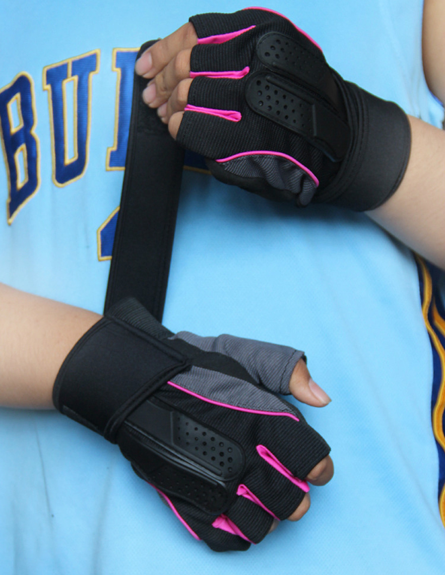 4 Colors Gym Body Building Training Fitness Gloves Outdoor Sports Equipment Weight lifting Workout Exercise breathable Wrist Wrap