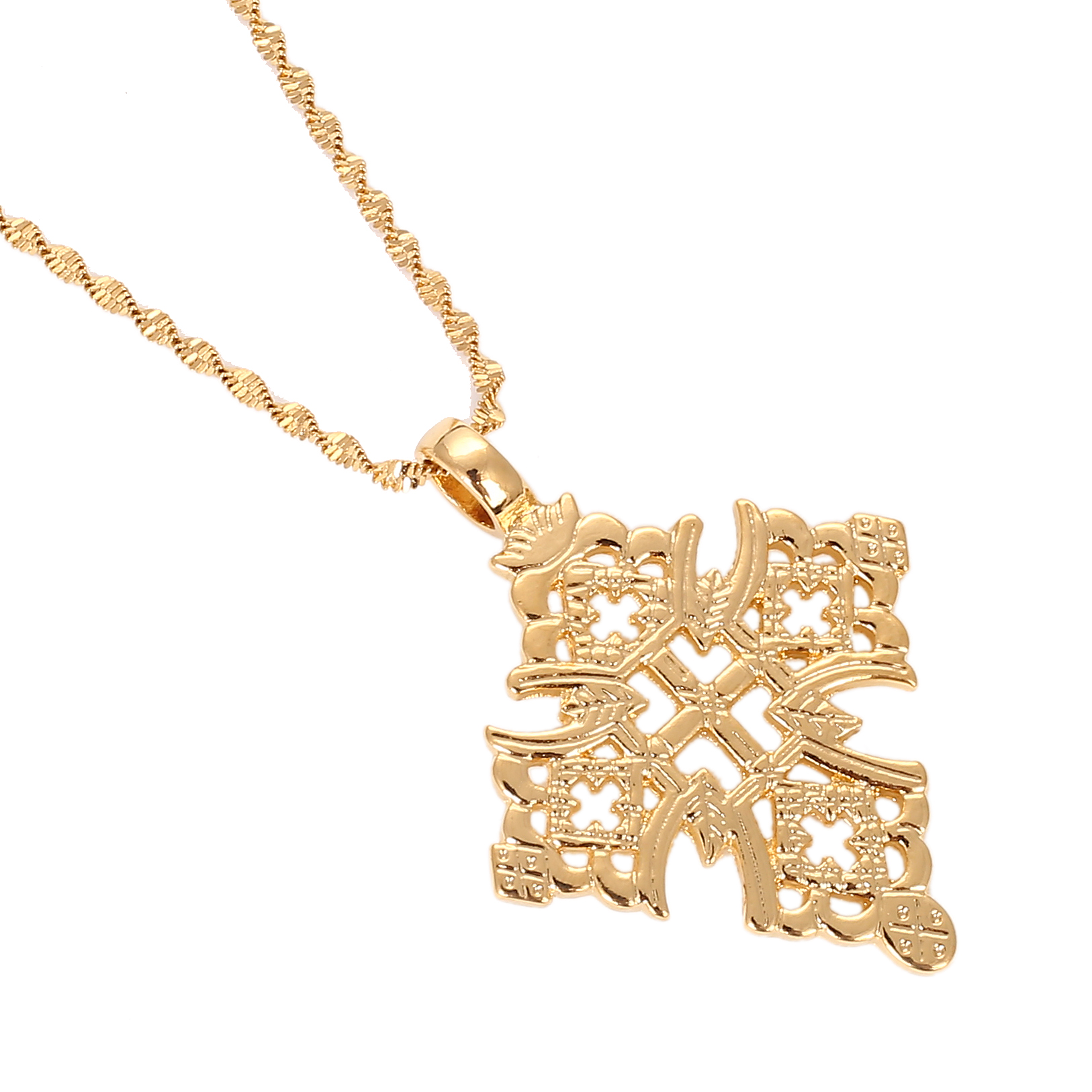 Ethiopia Cross Necklace for Women Men Gold Color Ethiopian Jewelry African Ethnic Gift, Silver
Ethiopia Cross Necklace for Women Men Gold Color Ethiopian Jewelry African Ethnic Gift, Silver