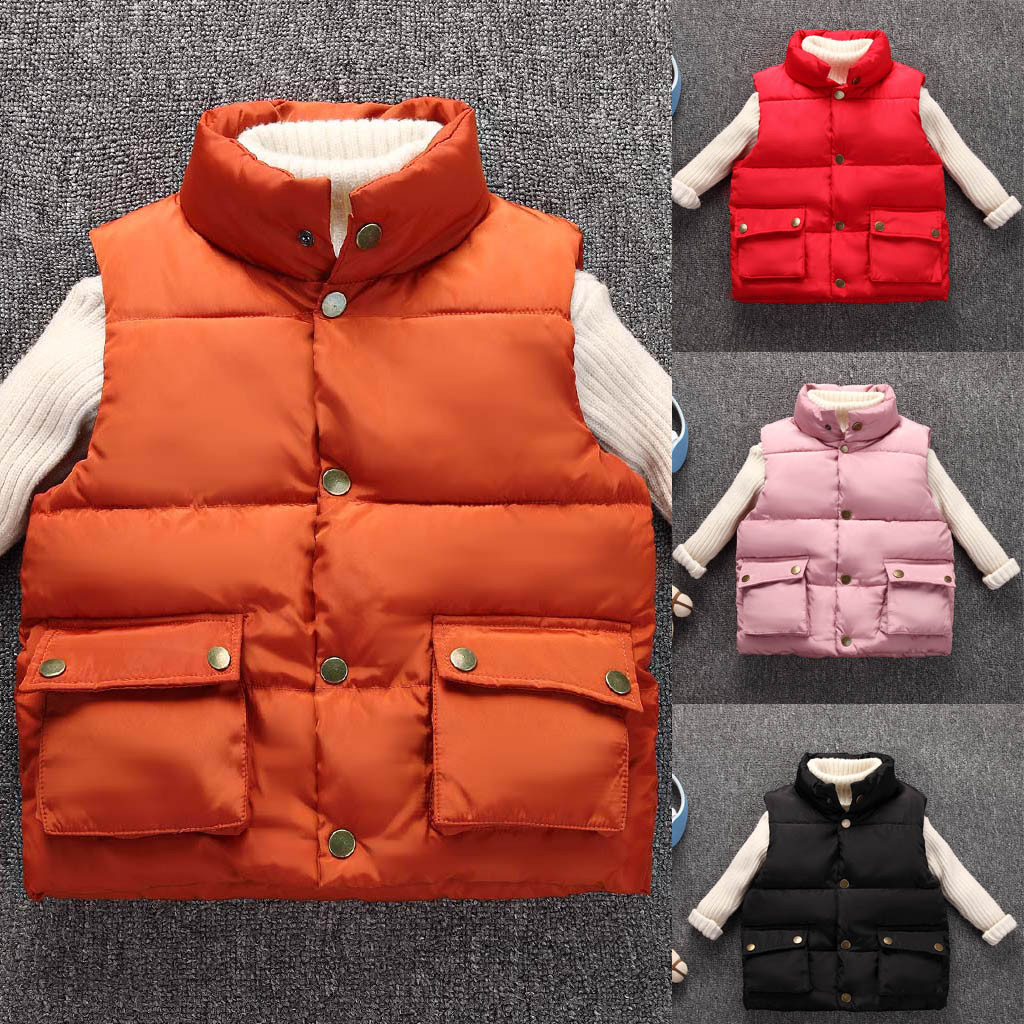 Baby Girls vest Winter vest For Girls waistcoat Kids Warm solid Padded cute Outerwear Boys waistcoat Thick Clothes
Baby Girls vest Winter vest For Girls waistcoat Kids Warm solid Padded cute Outerwear Boys waistcoat Thick Clothes