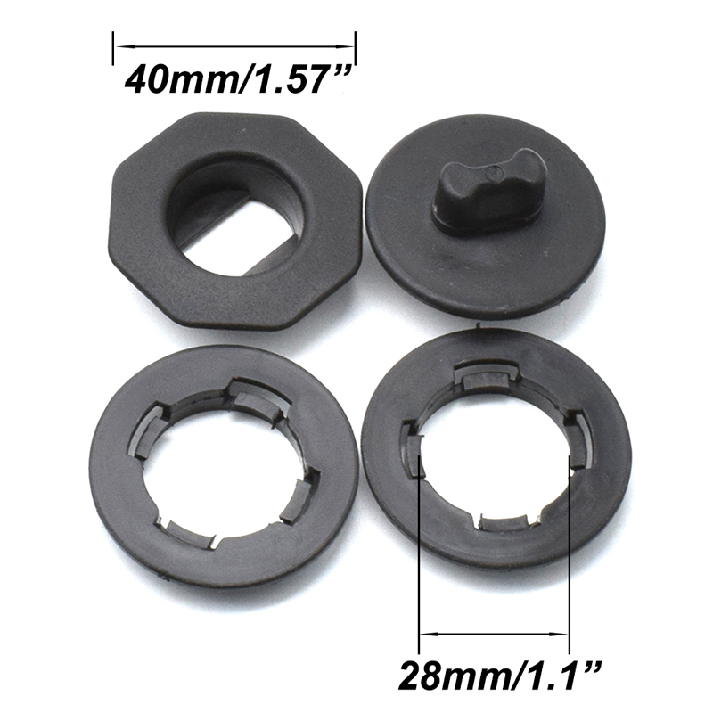 Universal Car Floor Mats Anti-Slip Clips Holders Black Auto Carpet Fixing Grips Clamps Floor Mats Clips Car Accessories