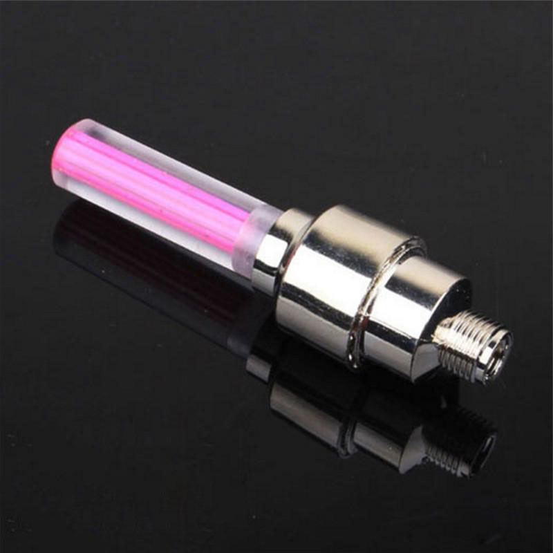 Bolt Car Bike Motorcycle LED Wheel Tire Vaes Cap Light Stem Air Caps Neon Lamp Anti-Dust Cover Colorful Auto Accessories Cars Decor