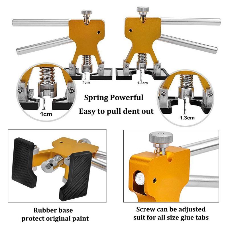 Multifunctional Adjustable Paintless Dent Puller Tool Kit Professional Dent Lifter Repair Set for Car Surface Repair
Multifunctional Adjustable Paintless Dent Puller Tool Kit Professional Dent Lifter Repair Set for Car Surface Repair