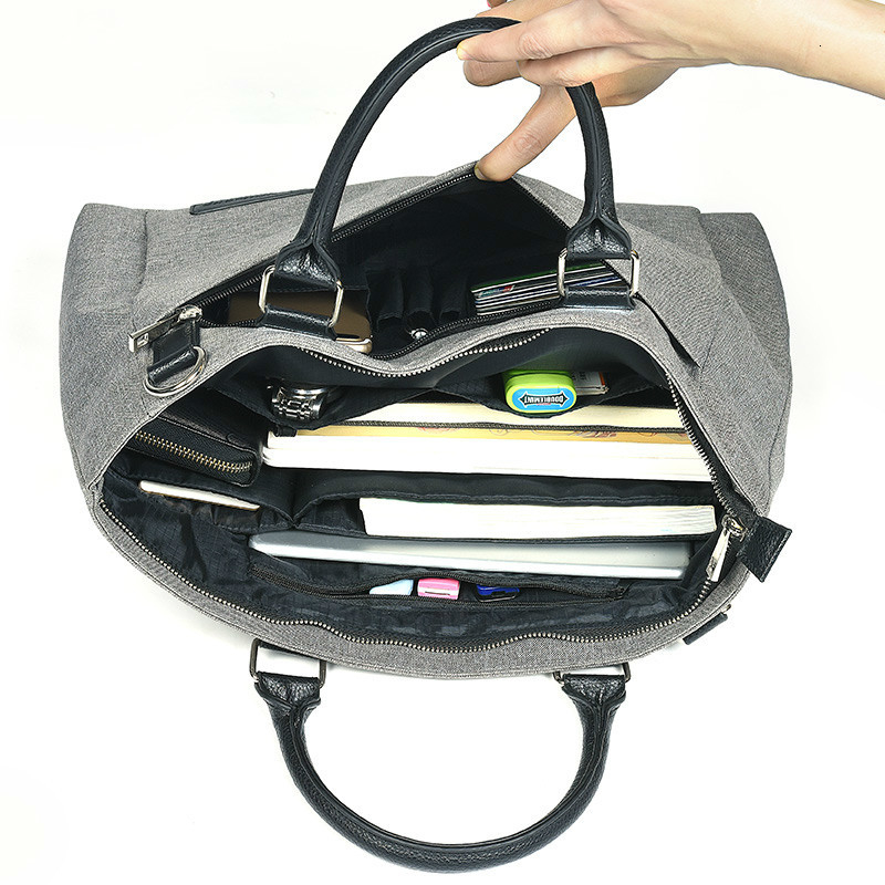 Oyixinger High Quality And Simplicity Business Bags Men Briefcase Laptop Bag File Package Nylon Women Office Handbag Work Bags CJ191210