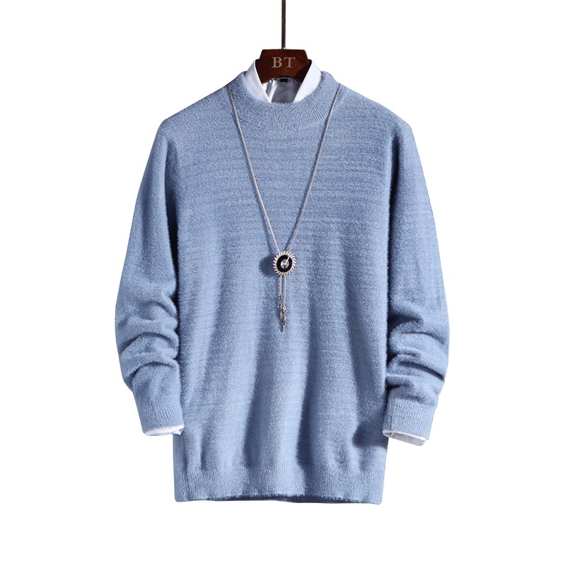 Korean Style Men Casual Loose Sweater Solid Color Warm Undershirt Sweater Long Sleeve O-neck Loose Men Pullover Elastic, Black
Korean Style Men Casual Loose Sweater Solid Color Warm Undershirt Sweater Long Sleeve O-neck Loose Men Pullover Elastic, Black
