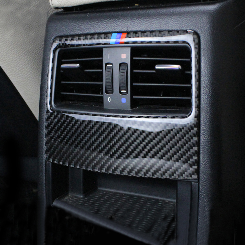 Carbon Fiber For BMW 3 Series E90 E92 E93 Interior Gearshift Air Conditioning CD Panel Door Armrest Cover Trim Sticker Car Accessories