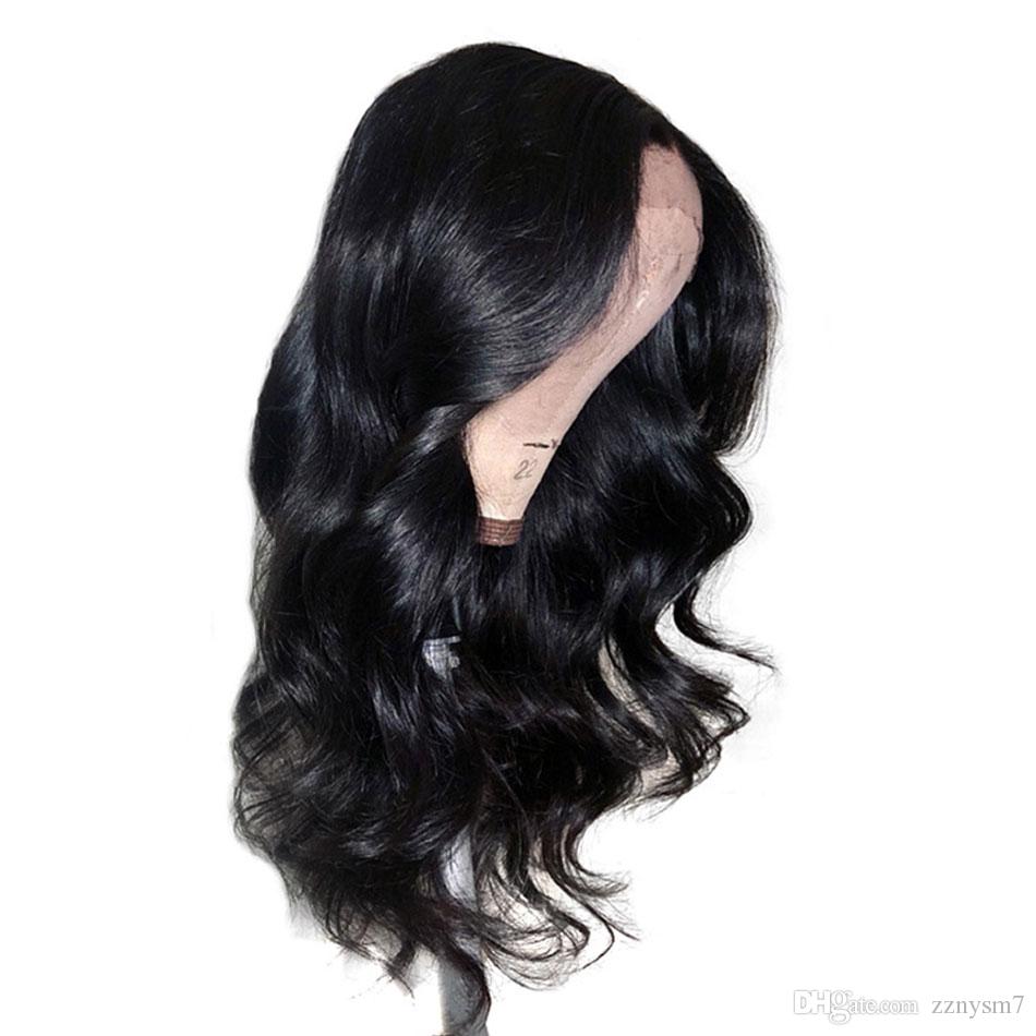 Brazilian Body Wave Wigs Pre Plucked Full Lace Frontal Wig Remy Hair Wig 180 13x4 Lace Frontal Human Hair Wig Black Women AA95