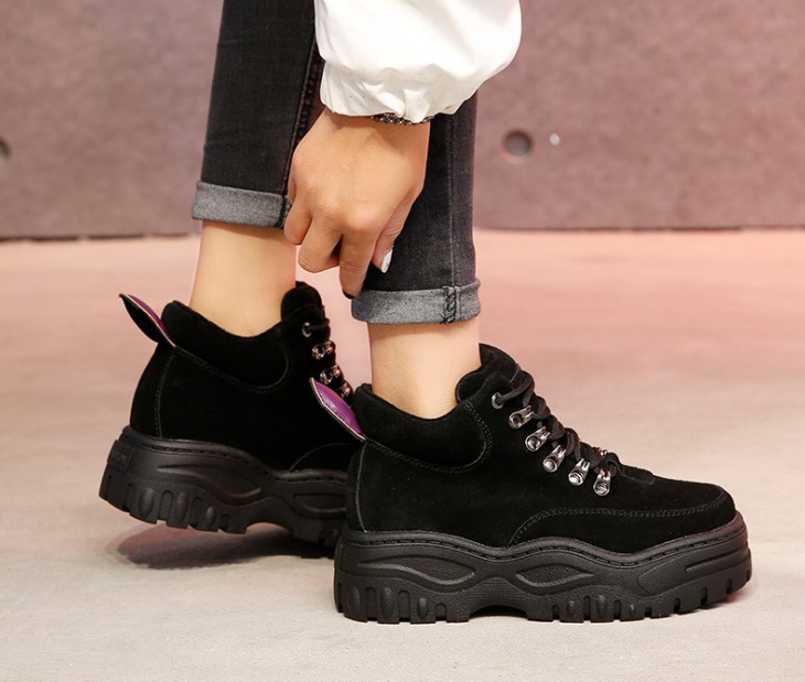 Hot Sale- genuine leather thick bottom shoes women suede ankle boots ladies leather fashion shoes lady wedge snow boots and high heels zy860, Black
Hot Sale- genuine leather thick bottom shoes women suede ankle boots ladies leather fashion shoes lady wedge snow boots and high heels zy860, Black