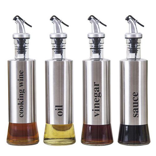 300ML Cooking Utensils Oil Bottle Glass Stainless Steel Household Cruet Kitchen Tools Leak-Proof Oils Pots Soy Sauce Vinegar Cruets Storage Pot
300ML Cooking Utensils Oil Bottle Glass Stainless Steel Household Cruet Kitchen Tools Leak-Proof Oils Pots Soy Sauce Vinegar Cruets Storage Pot