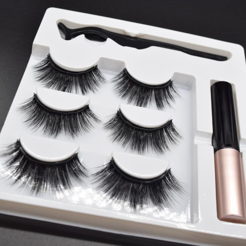 3 pairs 5 Magnetic false eyelashes fake eyelash eyeliner set Long Lasting Waterproof extension eyelashes makeup Tools eye lash
3 pairs 5 Magnetic false eyelashes fake eyelash eyeliner set Long Lasting Waterproof extension eyelashes makeup Tools eye lash