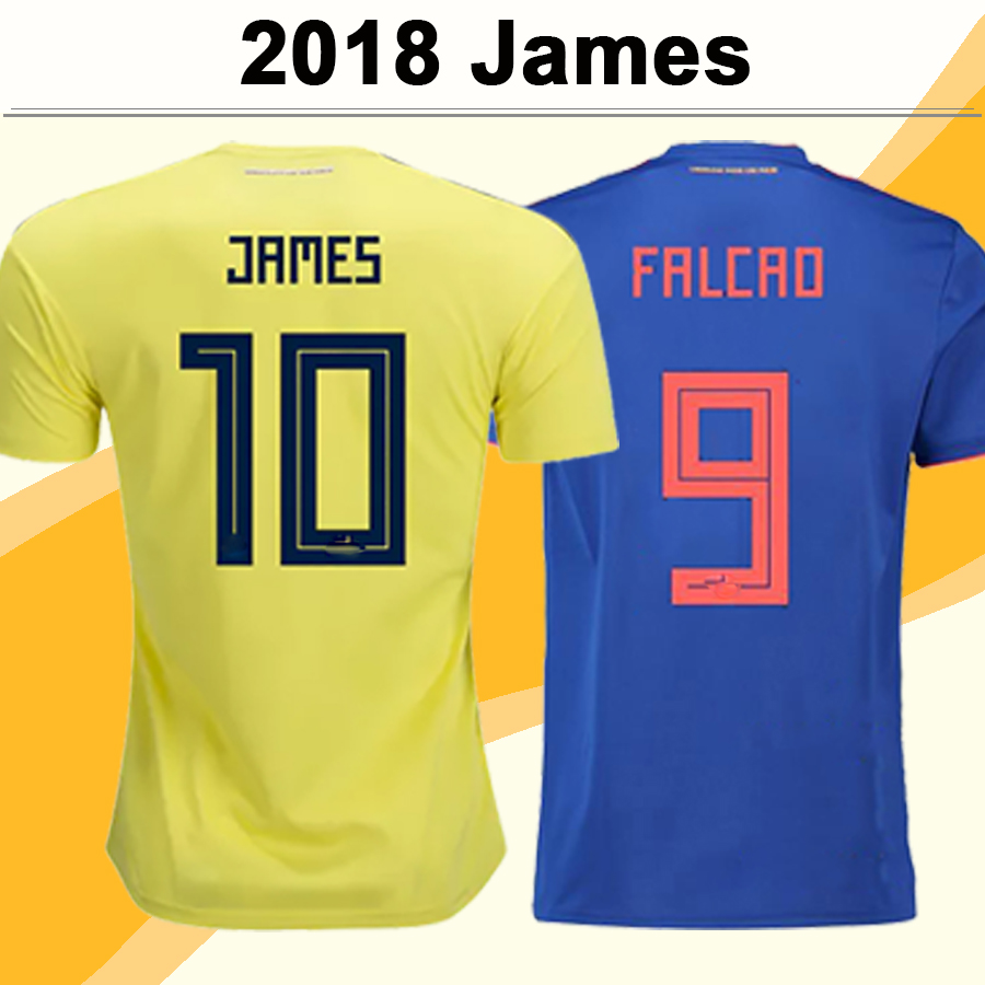 2018 World Cup FALCAO JAMES Soccer Jerseys CUADRADO BACCA SANCHEZ Home Away Blue Mens Football Shirts AGUILAR Short Sleeve Uniforms
2018 World Cup FALCAO JAMES Soccer Jerseys CUADRADO BACCA SANCHEZ Home Away Blue Mens Football Shirts AGUILAR Short Sleeve Uniforms