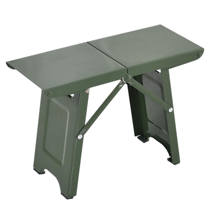 Camp Furniture Mini Steel Portable Folding Camping Stool Chair For Outdoor Fishing Hiking Backpacking- Small: 29x13x20cm, Large: 35x16x27cm