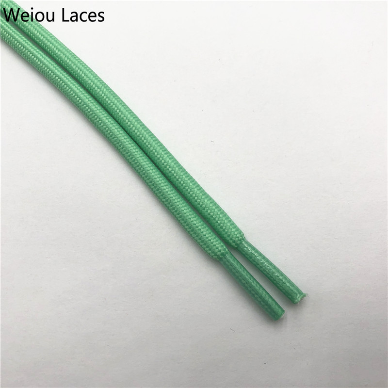 Weiou Fashion 5mm Polyester Rope Shoelaces Non-fading Outdoor Cord Sport Hiking Practical Bootlaces Strong Camping Shoes Laces 120cm