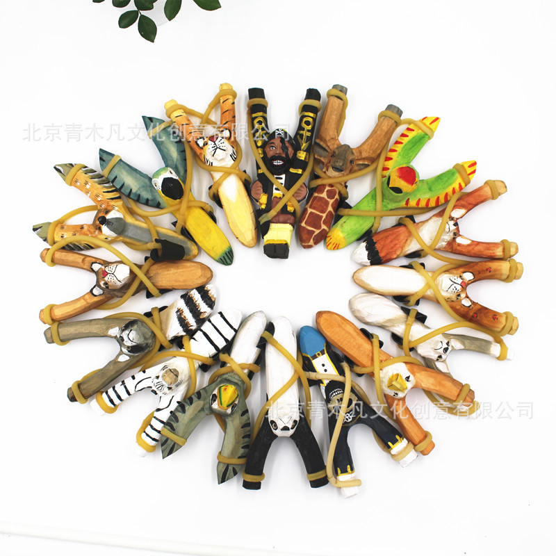 Mixed Styles Creative Wood Carving Animal Slingshot Cartoon Animals Hand-Painted Wooden Slingshot Crafts Kids Gift, Mixed sent
Mixed Styles Creative Wood Carving Animal Slingshot Cartoon Animals Hand-Painted Wooden Slingshot Crafts Kids Gift, Mixed sent