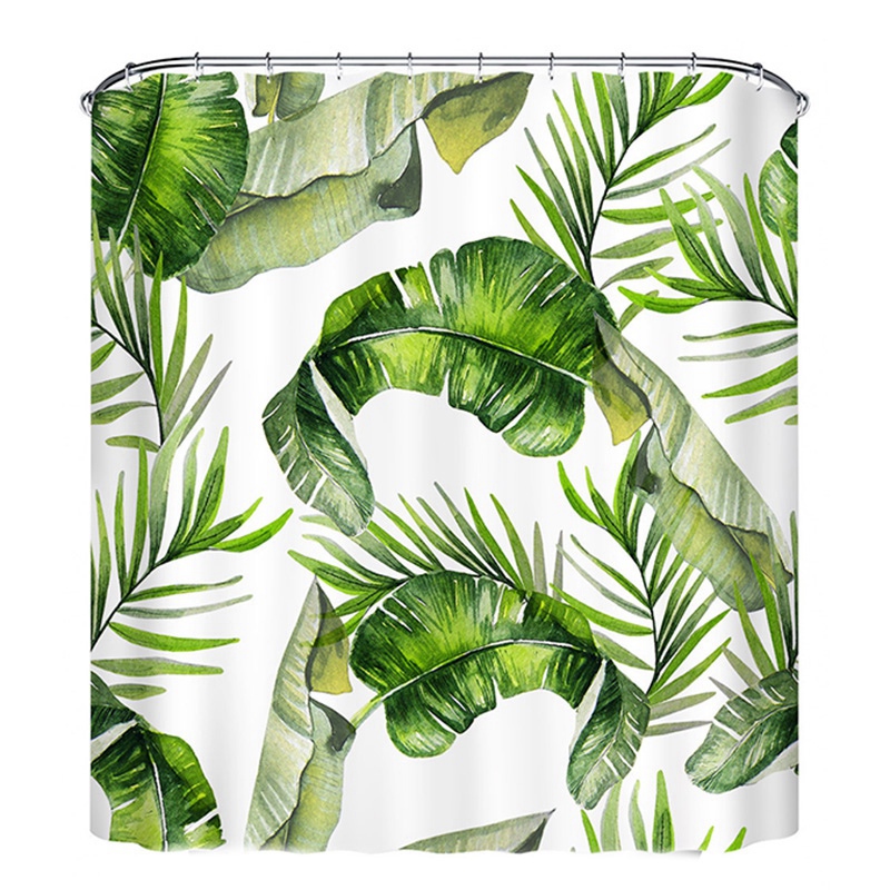 Tropical Plants Waterproof Shower Curtain Bathroom Shower Curtain Leaves Printing Curtains for Bathroom
Tropical Plants Waterproof Shower Curtain Bathroom Shower Curtain Leaves Printing Curtains for Bathroom