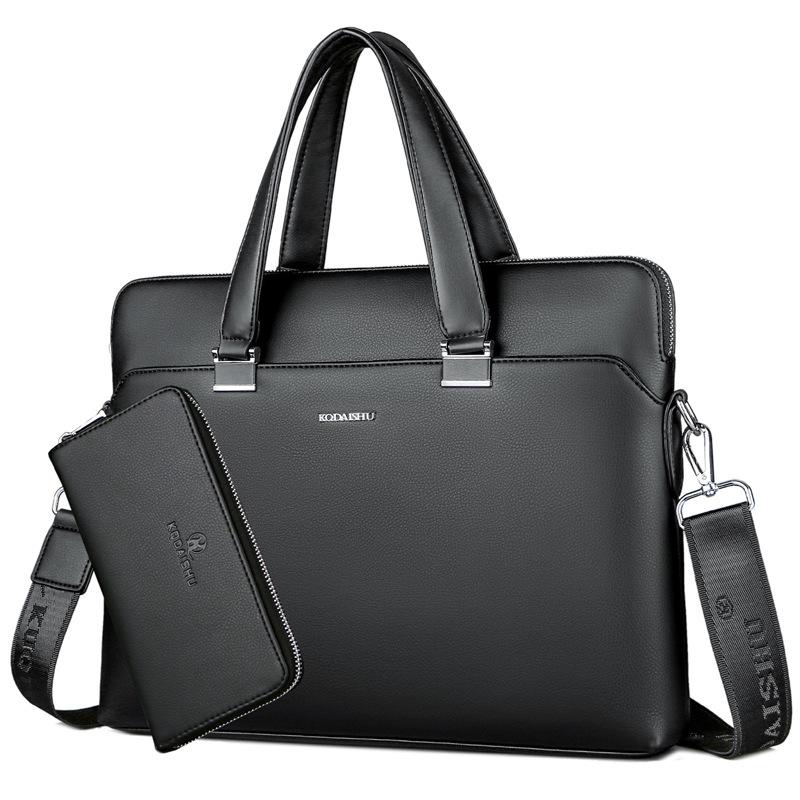 Leather Designer Laptop Bag Office Large Capacity Business Briefcase Male Shoulder Bags 
Leather Designer Laptop Bag Office Large Capacity Business Briefcase Male Shoulder Bags