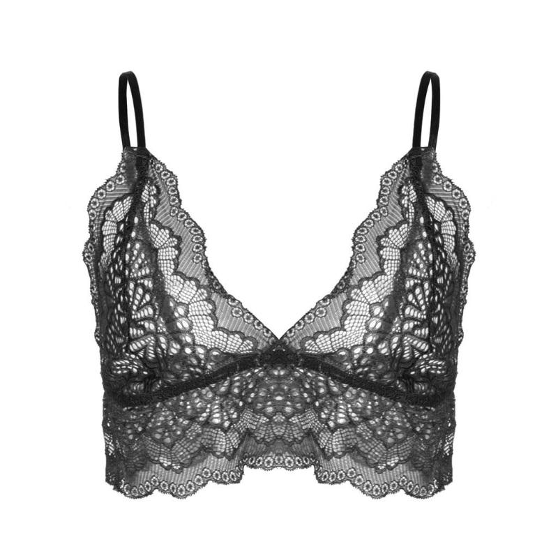 2020 Feitong Women' Crop Top Camisole Solid Color Lace Hollow Openwork Sexy Lace Stitching Perspective Women Underwear Bra, Black
2020 Feitong Women' Crop Top Camisole Solid Color Lace Hollow Openwork Sexy Lace Stitching Perspective Women Underwear Bra, Black