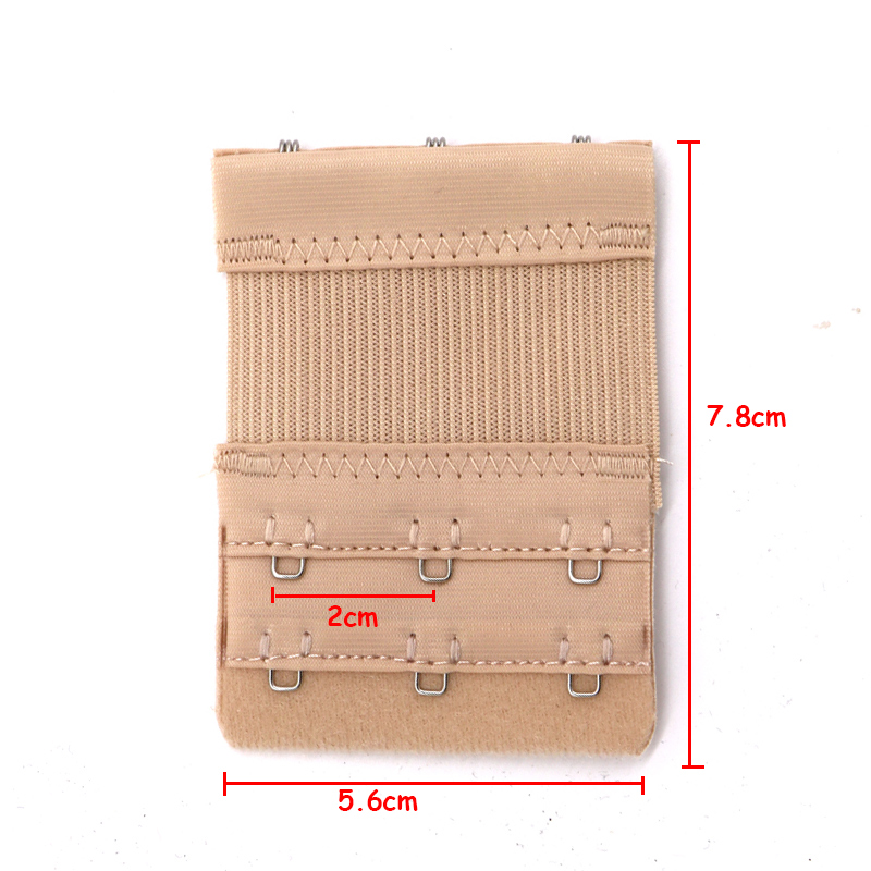 30Pcs Bra Extender 3 Hooks 2 Rows Bra Extension Adjustable Strap Extender Bra Accessories Soft To Skin Women Underwear Expander