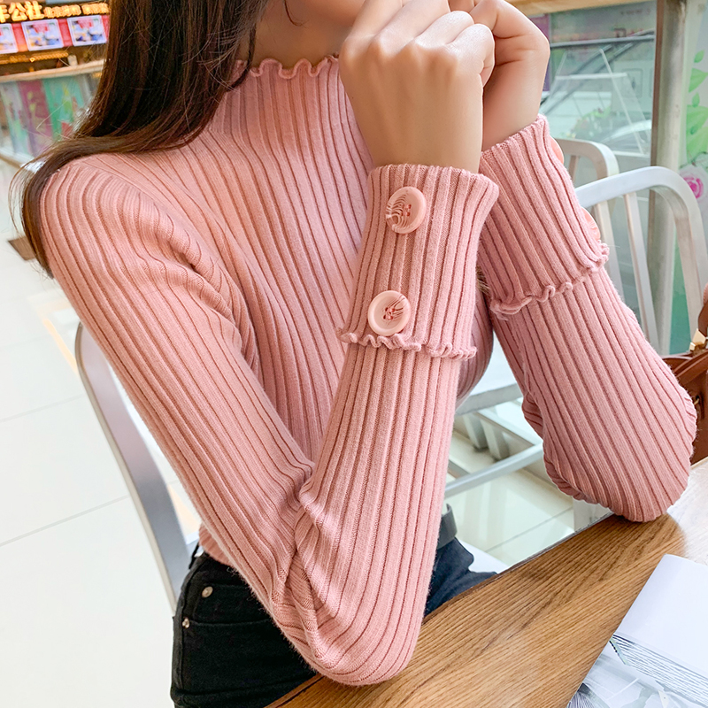 Stretch Sweater Women Texture Slim Pink Pullovers Female Black Turtleneck Knitwear Autumn Winter 2019 New Arrivals
Stretch Sweater Women Texture Slim Pink Pullovers Female Black Turtleneck Knitwear Autumn Winter 2019 New Arrivals