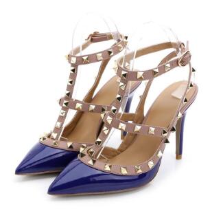 Hot sales of new fashion designer lady rivet heels, patent leather rivet sandals, women's nail-strap dress shoes, valentine's day heels +box
Hot sales of new fashion designer lady rivet heels, patent leather rivet sandals, women's nail-strap dress shoes, valentine's day heels +box