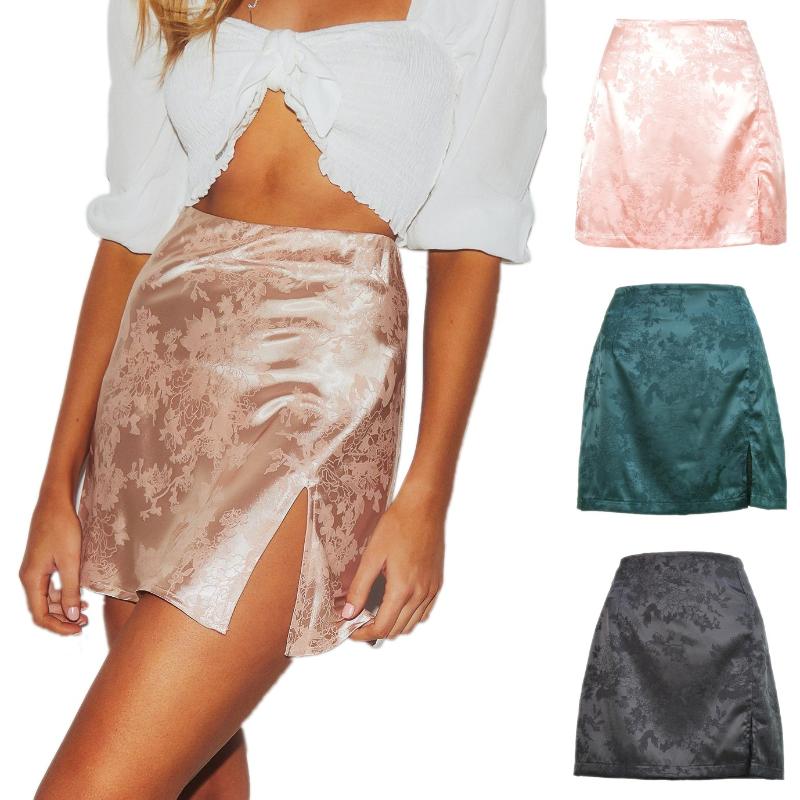 New Fashion Women Ladies Sexy Casual High Waisted Pencil Bodycon Santin Silk Mini Skirt Clubwear Solid Color Split Skirt, Black
New Fashion Women Ladies Sexy Casual High Waisted Pencil Bodycon Santin Silk Mini Skirt Clubwear Solid Color Split Skirt, Black
