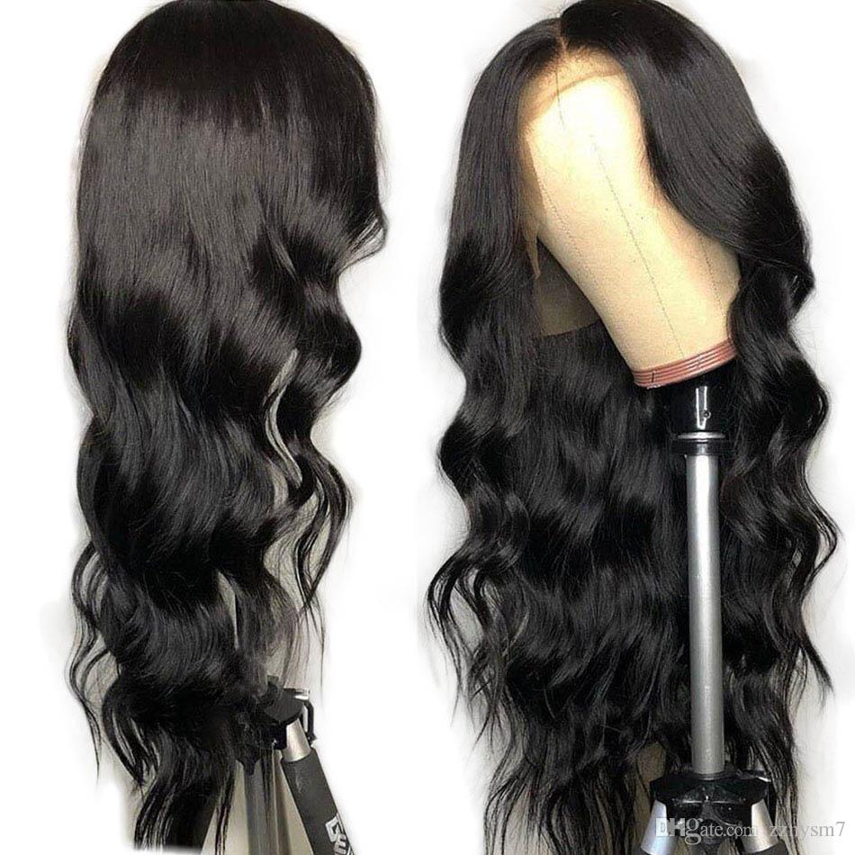 Brazilian Body Wave Wigs Pre Plucked Full Lace Frontal Wig Remy Hair Wig 180 13x4 Lace Frontal Human Hair Wig Black Women AA95