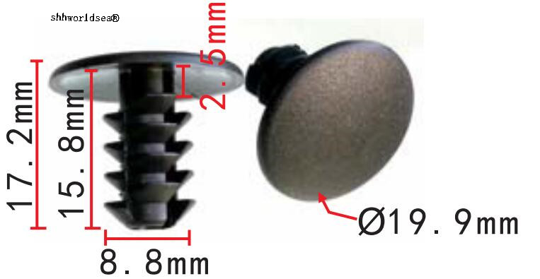 shhworldsea 100/300/500/1000pcs Nylon Black car Retaining Clip auto plastic fastener clip for #0718115080,68095492
shhworldsea 100/300/500/1000pcs Nylon Black car Retaining Clip auto plastic fastener clip for #0718115080,68095492