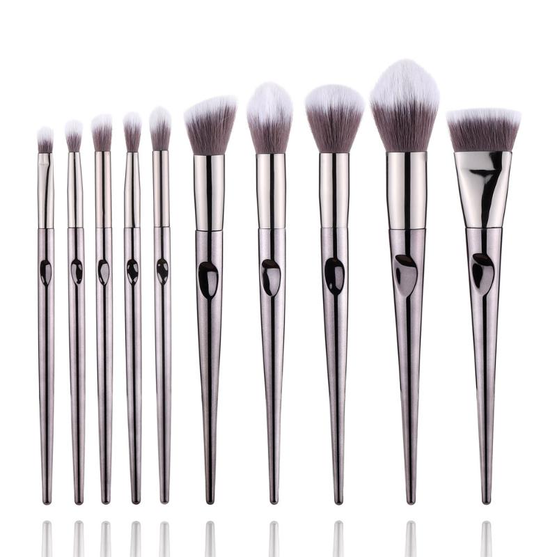 Makeup Brushes 10 Wet And Wild Brush Powder Rod Radiation Package Thumb Set Beauty Eye Shadow Bag